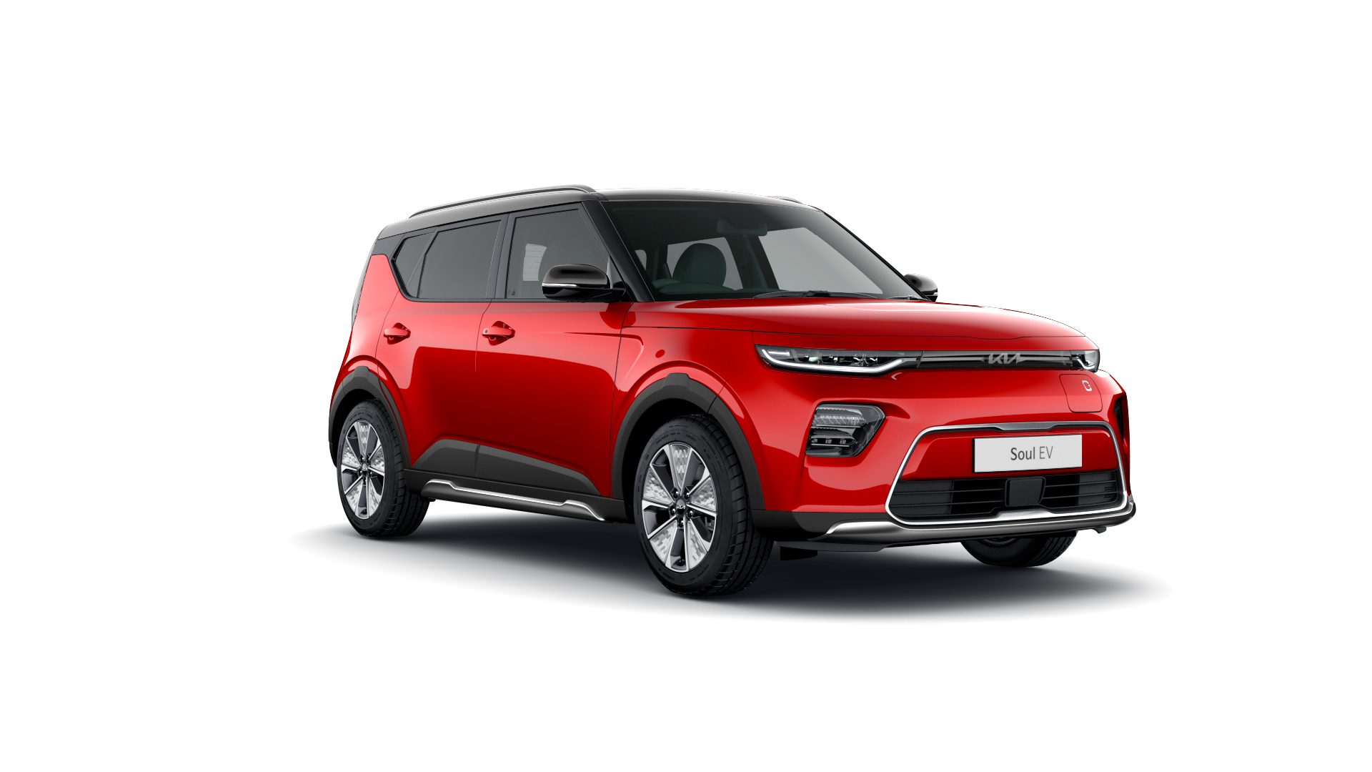 Kia Soul Ev 2019 Explore Inferno Red With Black Roof 0000